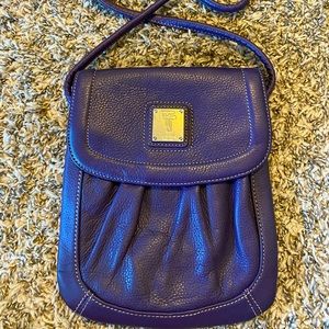 Tignanello leather crossbody in purple!